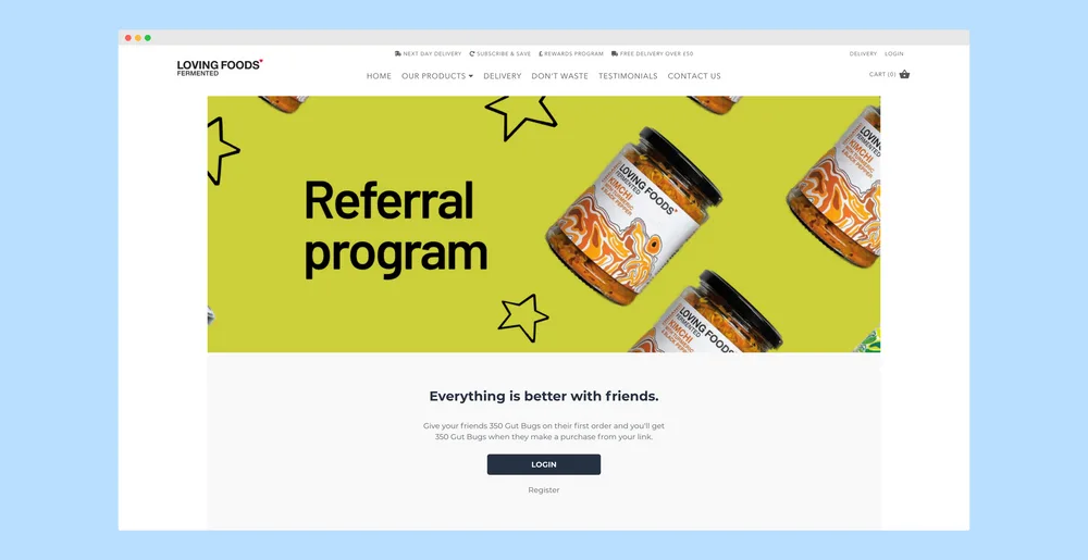 Loving Foods Referral Program
