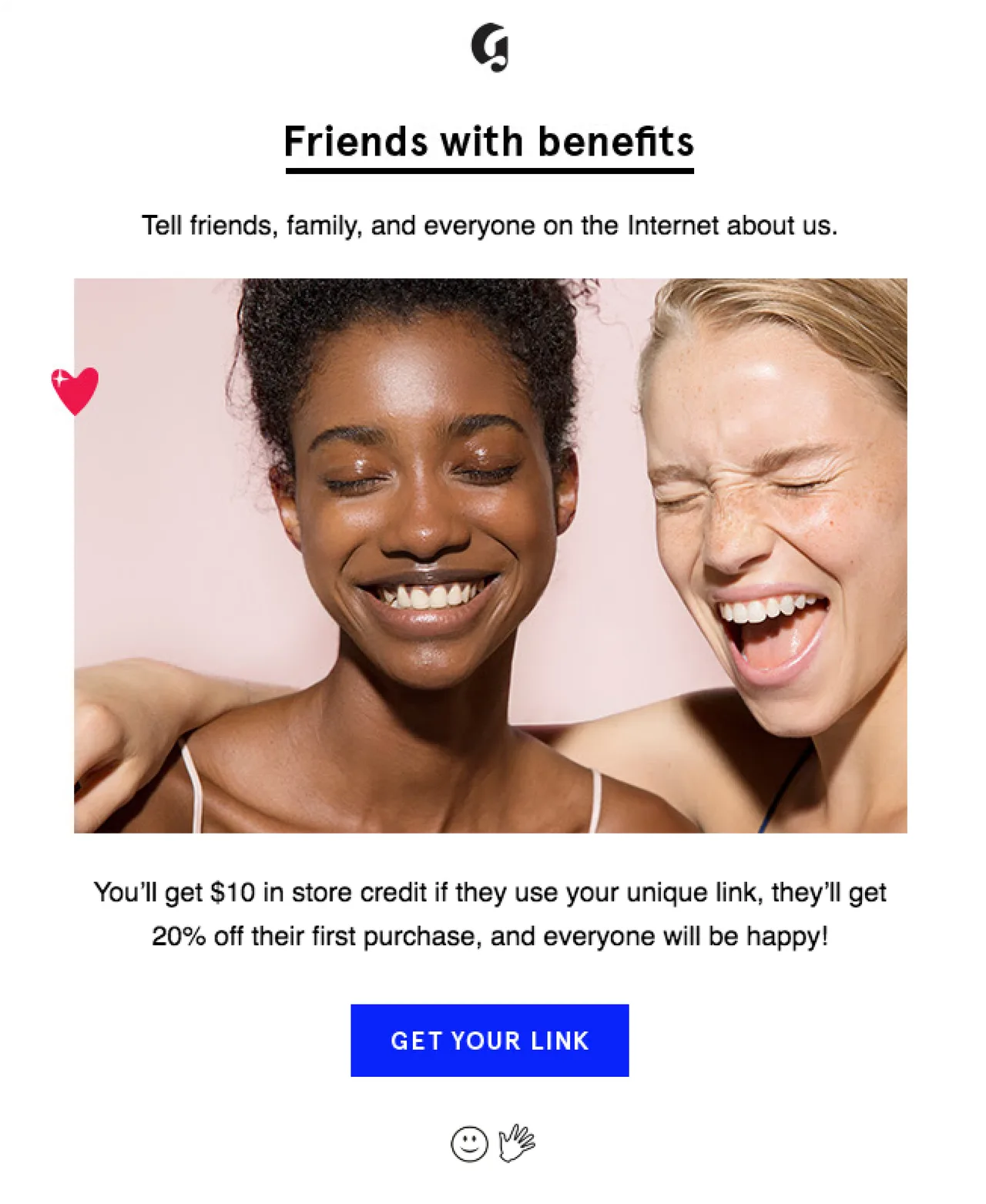 Glossier Referral Program