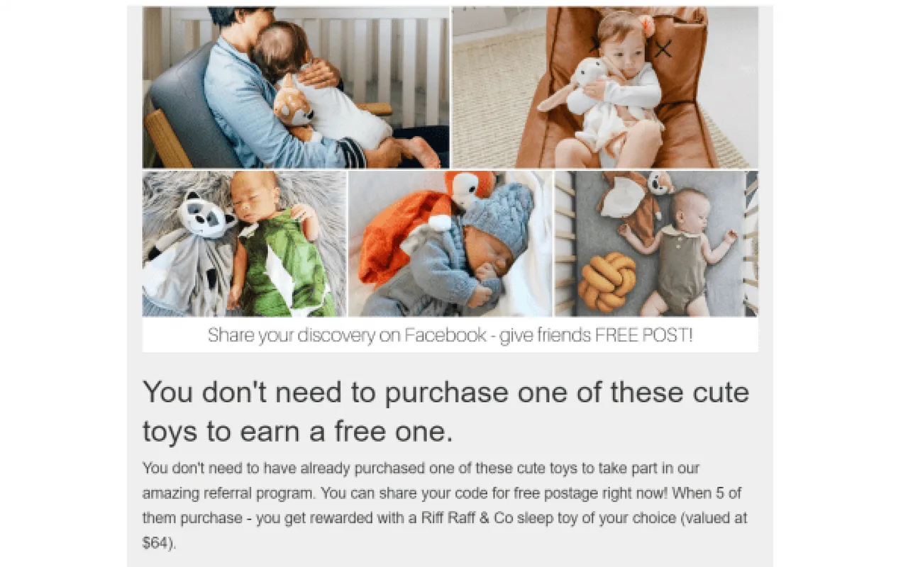 Riff Raff & Co referral page