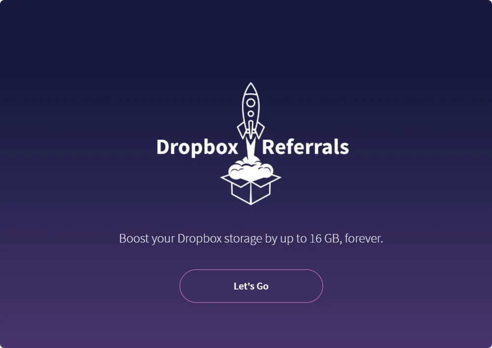 Dropbox referral program