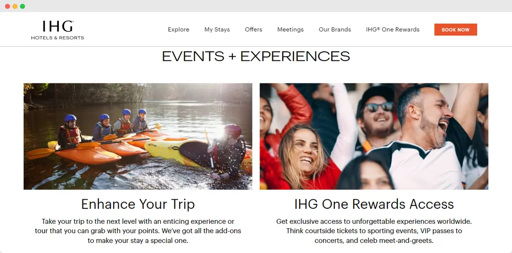 IHG Hotels & Resorts - Events + Experiences