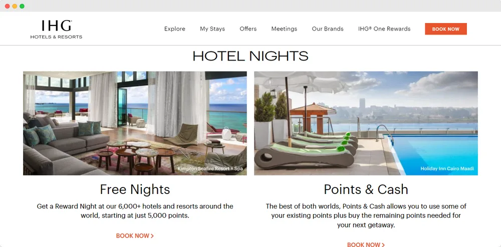 IHG Hotels & Resorts - Hotel night