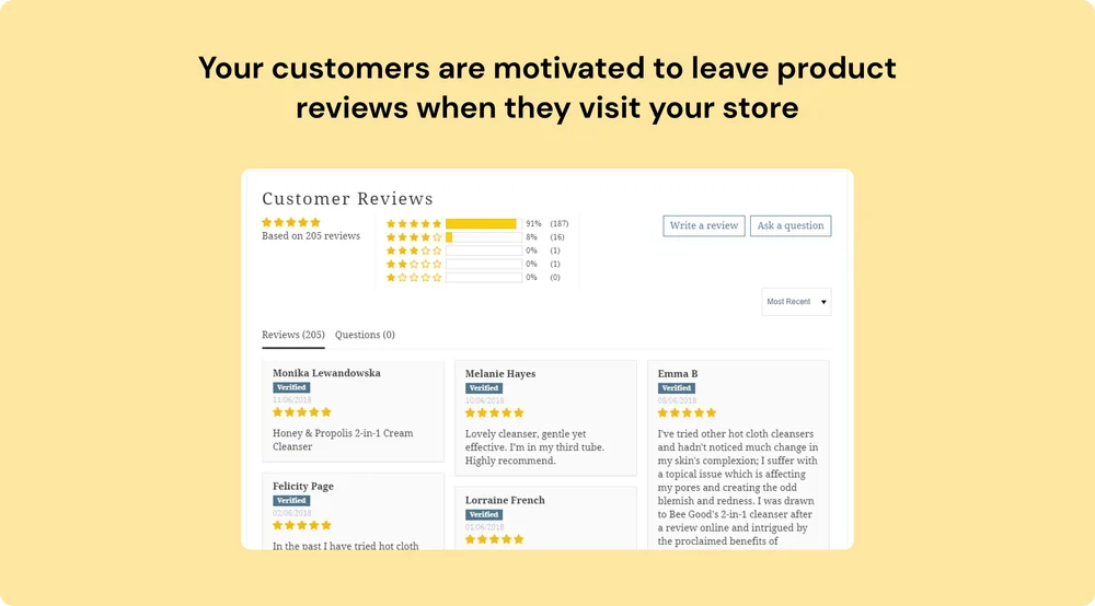 Customer review